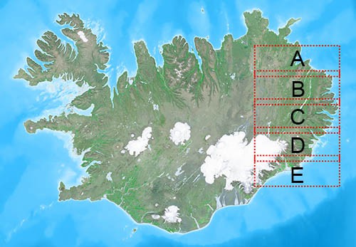 Blaðskipting 1:50.000 - Hreindýraveiði