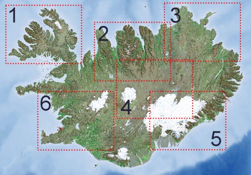 Blaðskipting 1:100.000